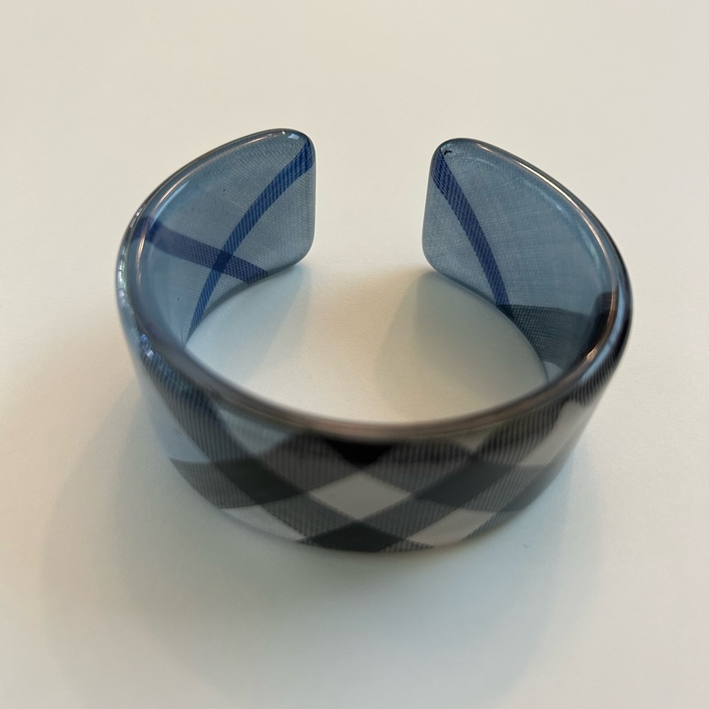 Burberry Black and Gray Checkered Bracelet - Picture 3 of 4